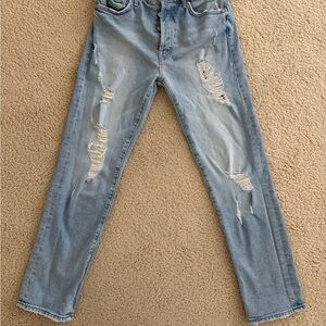 MOTHER Light Blue Denim Jeans